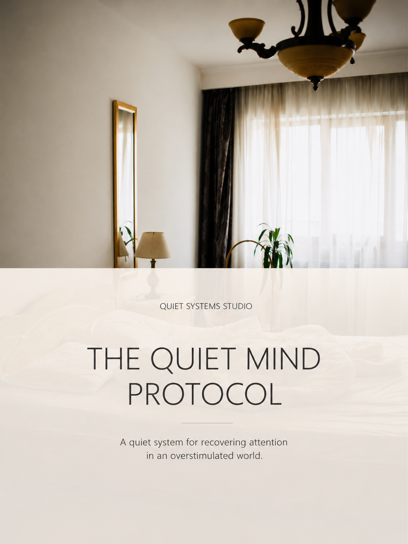 THE QUIET MIND PROTOCOL